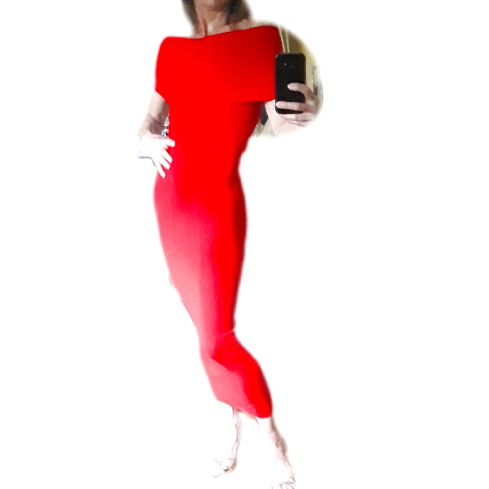 Zara Elegant Red Dress